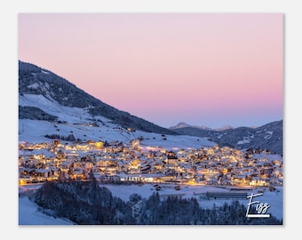 Fiss Austria Travel Poster Wall Art | Fiss Village Home Decor | Fiss Winter Snow Print | Fiss Landscape Horizontal | Fiss Hangings Photo