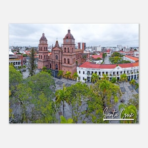 Santa Cruz Bolivia Travel Poster Wall Art | Santa Cruz Home Decor | Santa Cruz Digital Print | Santa Cruz Horizontal | Santa Cruz Photo Gift