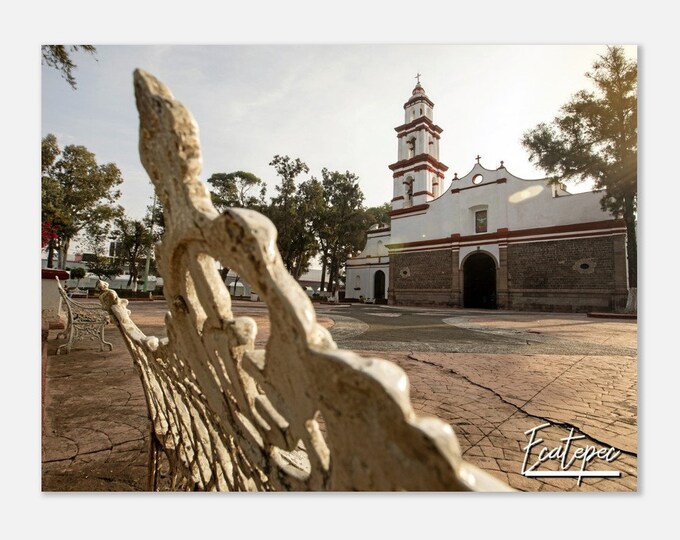 Ecatepec Mexico Poster Wall Art | Ecatepec Building Home Decor | Ecatepec Digital Art | Ecatepec Horizontal | Ecatepec Hanging Travel Photo