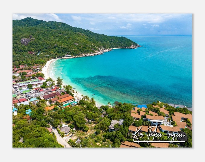 Ko Pha-ngan Thailand Poster Print Wall Art | Ko Pha-ngan Home Decor | Ko Pha-ngan Print | Ko Pha-ngan Coastal | Ko Pha-ngan  Travel Photo