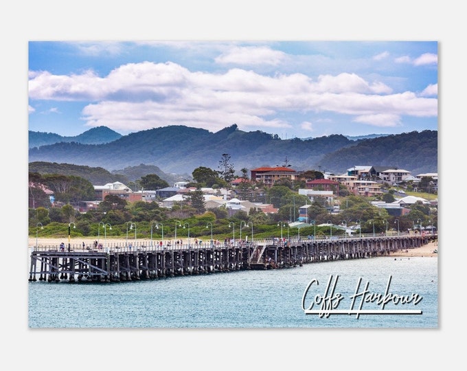Coffs Harbour Australia Poster Print Wall Art | Coffs Harbour Mountain Home Decor | Coffs Harbour Coastal Town | Coffs Harbour Travel Photo