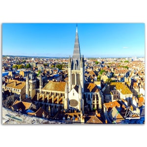Dijon Poster Print Wall Art | Dijon Home Decor | Dijon Digital Print Collectible | Dijon France Horizontal | Dijon Hangings Travel Photo