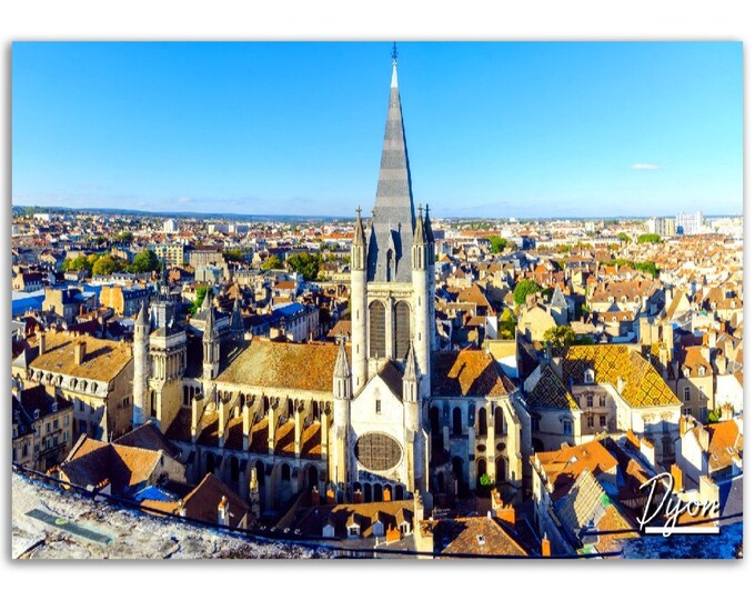 Dijon Poster Print Wall Art | Dijon Home Decor | Dijon Digital Print Collectible | Dijon France Horizontal | Dijon Hangings Travel Photo