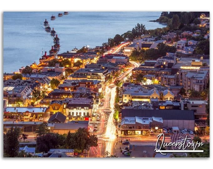 Queenstown New Zealand Poster Print Wall Art | Queenstown Home Decor Gift Hangings | Queenstown New Zealand Digital Print | Queenstown Photo