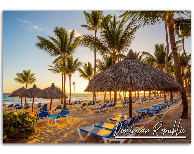 Dominican Republic Poster Print Wall Art | Dominican Republic Home Decor | Dominican Republic Print |  Dominican Republic Travel Photo