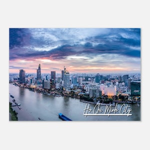 Ho Chi Minh City Vietnam Poster Print Wall Art | Ho Chi Minh City Home Decor | Ho Chi Minh City Gift | Ho Chi Minh City Hanging Travel Photo