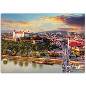 Bratislava Poster Print Wall Art | Bratislava Home Decor | Bratislava Digital Print Collectible | Bratislava Slovakia Hangings Travel Photo