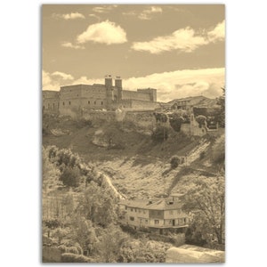 Guadalajara Poster Vintage Print | Retro Mexico Black and White Sepia Photo Gift | Guadalajara Wall Art Decor | Vertical Guadalajara Travel