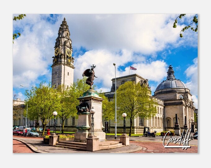 Cardiff United Kingdom Poster Print Wall Art | Cardiff Home Decor | Cardiff Collectible | Cardiff Horizontal | Cardiff Hangings Travel Photo