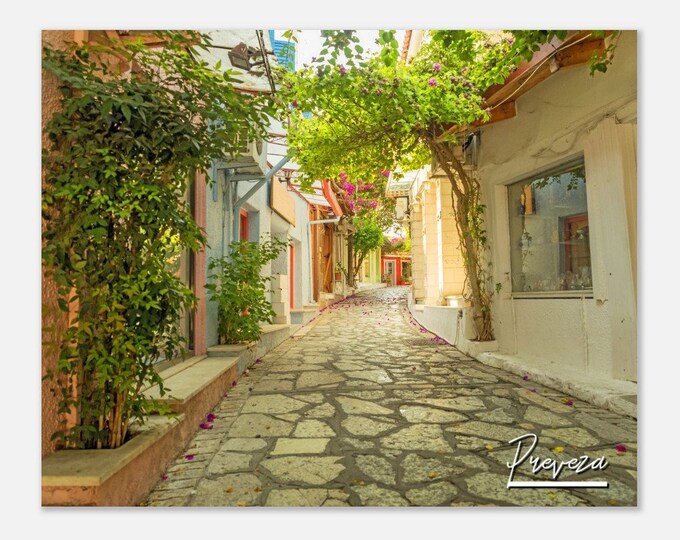 Preveza Greece Travel Poster Wall Art | Preveza Saitan Pazar Home Decor | Preveza Street Print | Preveza Horizontal Hangings Photo Present