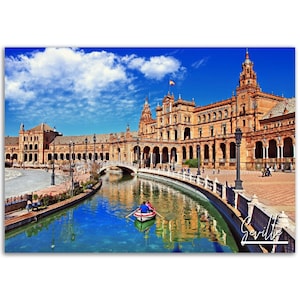 Seville Poster Print Wall Art | Seville Home Decor | Seville Digital Print Collectible | Seville Horizontal | Seville Hangings Travel Photo