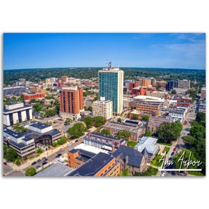 Ann Arbor Poster Print Wall Art | Ann Arbor Home Decor | Ann Arbor Digital Print | Ann Arbor Horizontal | Ann Arbor Hangings Travel Photo