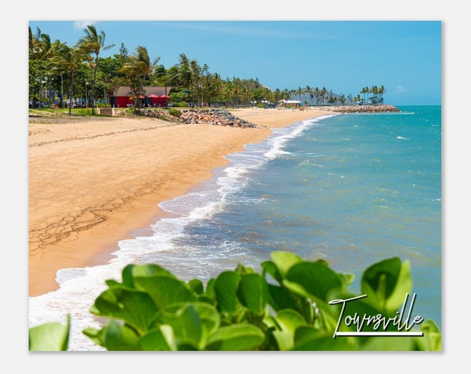 Townsville Australia Poster Print Wall Art | Townsville Home Decor | Townsville Coastal Print | Townsville Sand | Townsville Travel Photo