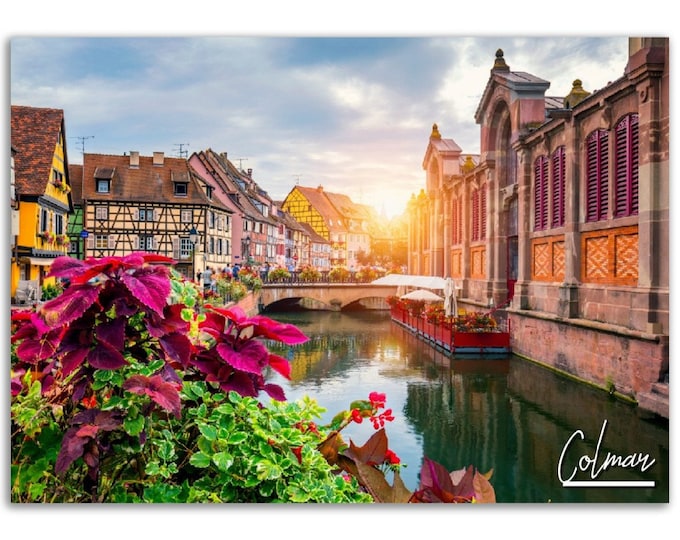 Colmar Poster Print Wall Art | Colmar Home Decor | Colmar Digital Print Collectible | Colmar Horizontal | France Colmar Hanging Travel Photo