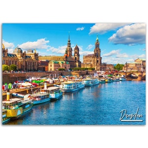 Dresden Poster Print Wall Art | Dresden Home Decor | Dresden Germany Digital Print | Dresden Horizontal | Dresden Hangings Travel Photo