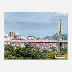 Pereira Colombia Travel Poster Wall Art | Pereira Town Home Decor | Pereira City Print | Pereira Horizontal | Pereira Bridge Hangings Photo