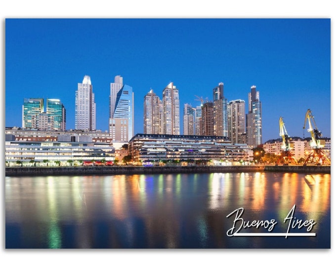 Buenos Aires Poster Print Argentina Wall Art | Latin America Photo Home Decoration | Buenos Aires Vacation Travel Xmas Gift Horizontal Photo