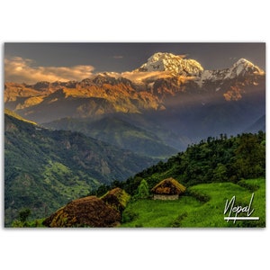 Nepal Poster Print Wall Art | Nepal Mountain Home Decor | Nepal Digital Print Collectible | Nepal Horizontal | Nepal Hangings Travel Photo