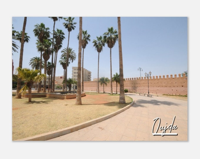 Oujda Morocco Poster Print Wall Art | Oujda Street Home Decor | Oujda Digital Print Old Medina | Oujda Hangings Travel Photo Gifts Present