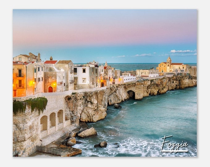 Foggia Italy Poster Wall Art | Foggia Home Decor | Foggia Coastal Digital Print | Foggia Mountain Horizontal | Foggia Hangings Travel Photo