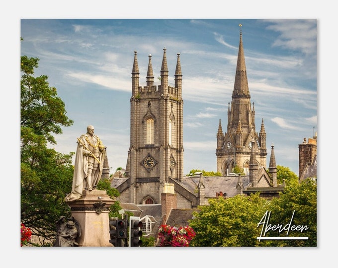 Aberdeen United Kingdom Poster Print Wall Art | Aberdeen Home Decor | Aberdeen Print | Aberdeen Horizontal | Aberdeen Hangings Travel Photo