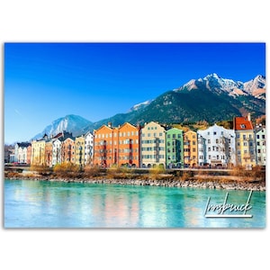 Innsbruck Poster Print Wall Art | Innsbruck Photo Austria Home Decoration | Innsbruck Traveler Art Gift | Innsbruck Horizontal Photography