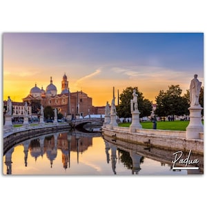Padua Poster Italy Print Wall Art | Padua Sunset Home Decor Gift Hangings | Padua Digital Prints Collectible | Padua Horizontal Travel Photo