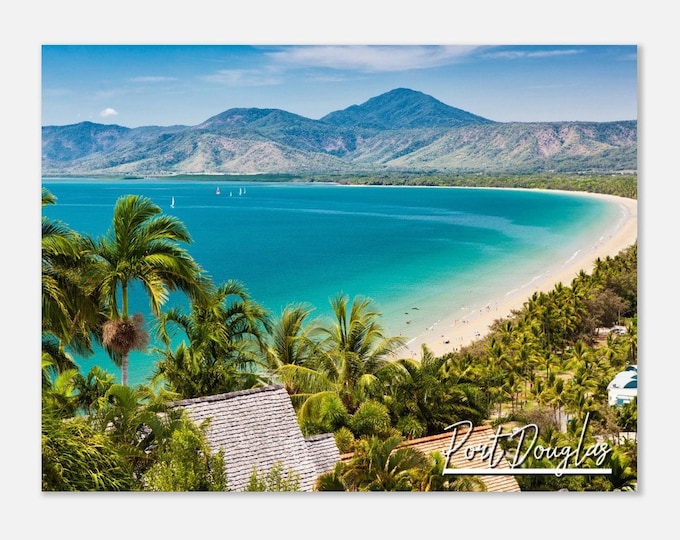 Port Douglas Australia Poster Wall Art | Port Douglas Home Decor | Port Douglas Beach Print | Port Douglas Coast | Port Douglas Travel Photo