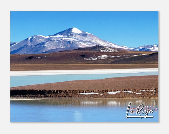 La Rioja Argentina Travel Poster Wall Art | La Rioja Lagoon Brava Home Decor | La Rioja Digital Print | La Rioja Landscape Hangings Photo