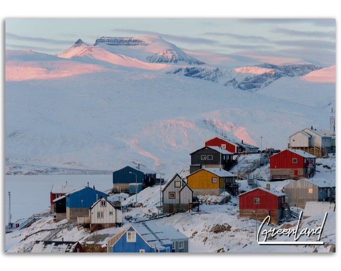 Greenland Poster Print Wall Art | Greenland Home Decor | Greenland Print Collectible | Greenland Horizontal | Greenland Hanging Travel Photo