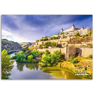 Toledo Poster Print Wall Art | Toledo Home Decor | Toledo Spain Digital Print Collectible | Toledo Horizontal | Toledo Hangings Travel Photo
