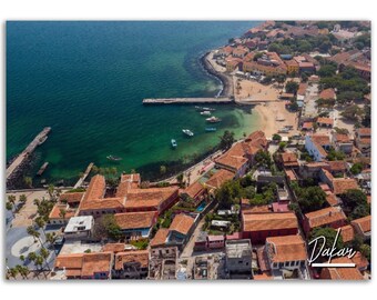 Dakar Poster Print Wall Art | Dakar Home Decor | Dakar Digital Print Collectible | Dakar Senegal Horizontal | Dakar Hangings Travel Photo