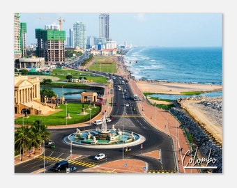 Colombo Sri Lanka Poster Print: Cityscape Travel Photo