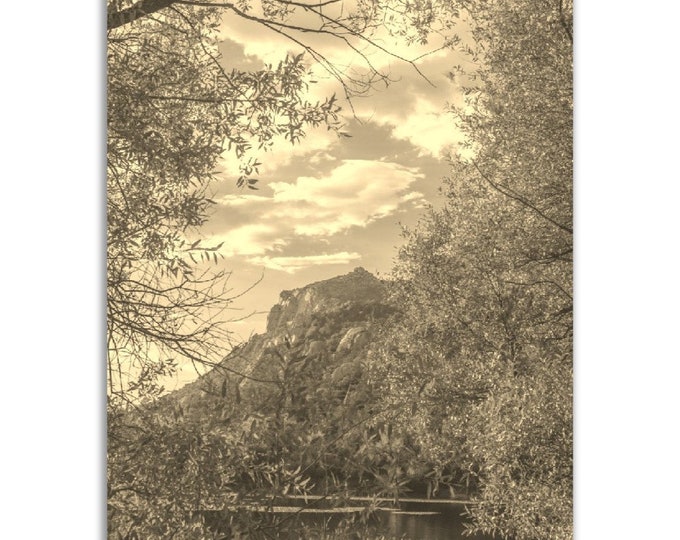 Prescott Poster Vintage Print | Retro Prescott Sepia Photo Gift | Prescott Wall Art Home Decor | Vertical Prescott Travel City Souvenir