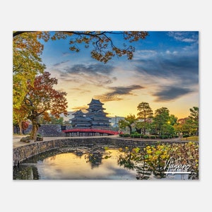 Nagano Japan Poster Wall Art | Nagano Temple Home Decor | Nagano Digital Print | Nagano Nature Horizontal | Nagano Coast Travel Photo