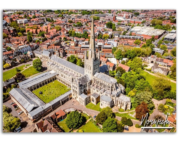 Norwich Poster Print Wall Art | Norwich Home Decor | Norwich Digital Print Collectible | Norwich Horizontal | Norwich Hangings Travel Photo