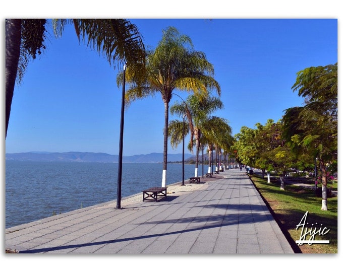 Ajijic Poster Print Wall Art | Ajijic Home Decor | Ajijic Digital Print Collectible | Ajijic Horizontal | Ajijic Hangings Travel Photo
