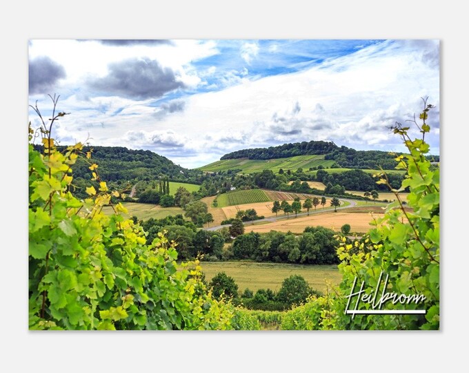 Heilbronn Sweden Poster Print Wall Art | Heilbronn Countryside Home Decor | Heilbronn Field Digital Print Landscape | Heilbronn Travel Photo