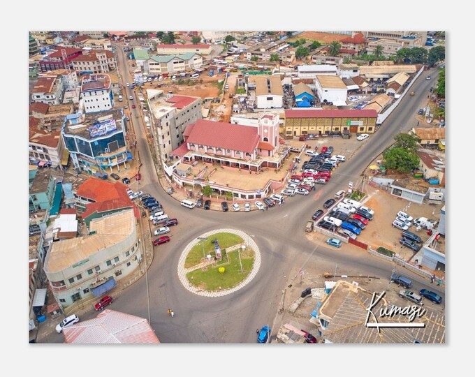 Kumasi Ghana Poster Print Wall Art | Kumasi Home Decor | Kumasi Print Collectible | Kumasi Ghana Horizontal | Kumasi Hangings Travel Photo