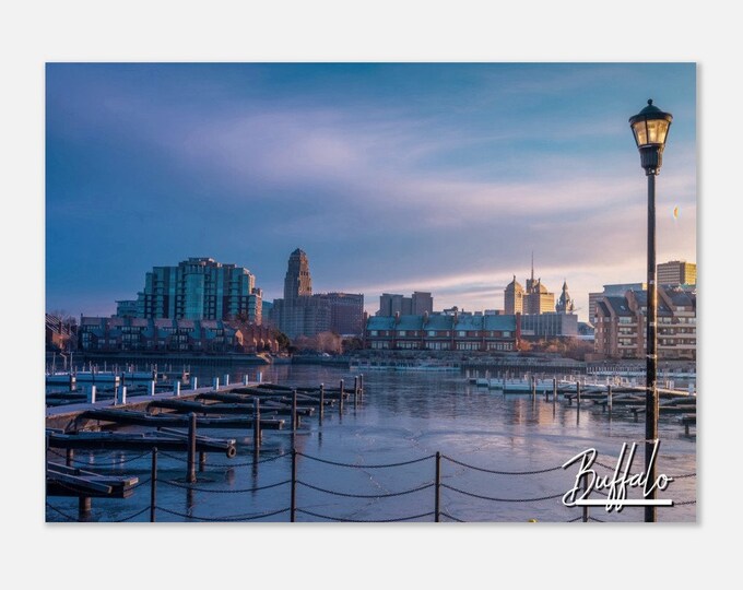 Buffalo New York Poster Print Wall Art | Buffalo Home Decor | Buffalo Digital Print | Buffalo Horizontal | Buffalo Hangings Travel Photo