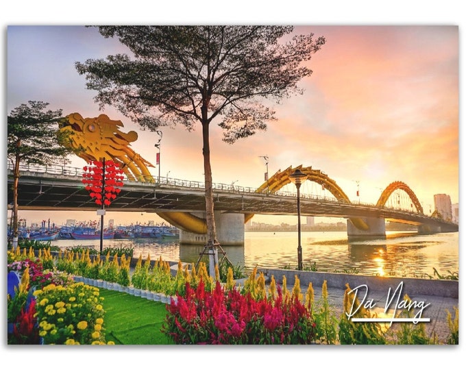 Da Nang Poster Print Wall Art | Da Nang Home Decor | Da Nang Digital Print Collectible | Da Nang Horizontal | Da Nang Hangings Travel Photo