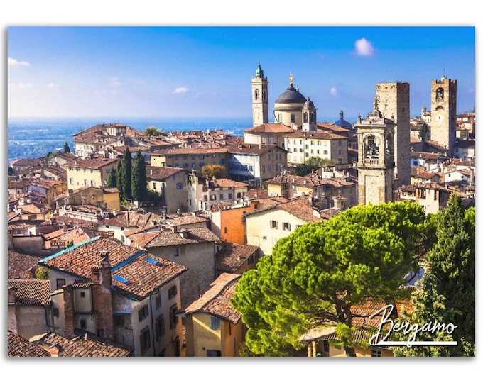 Bergamo Poster Print Wall Art | Bergamo Home Decor | Bergamo Digital Print Collectible | Bergamo Horizontal | Bergamo Hangings Travel Photo