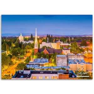 Salem Poster Print Wall Art | Salem Home Decor | Salem Digital Print Collectible | Salem Oregon Horizontal | Salem Hangings Travel Photo