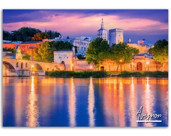 Avignon France Poster Print Wall Art | Avignon Home Decor Gift Hanging | Avignon Digital Print Collectible | Avignon Horizontal Travel Photo