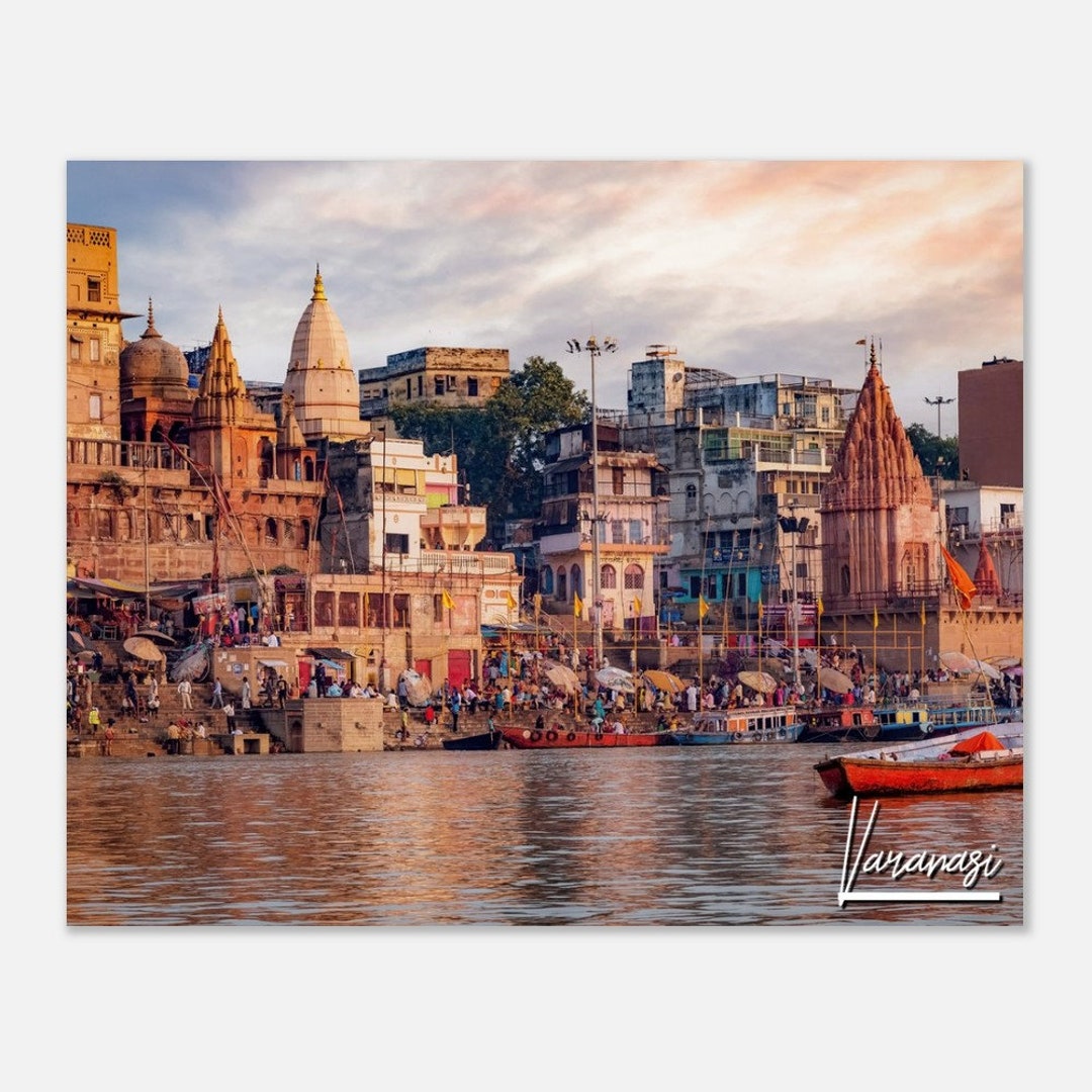 Varanasi India Poster Print Wall Art Varanasi Home Decor Etsy