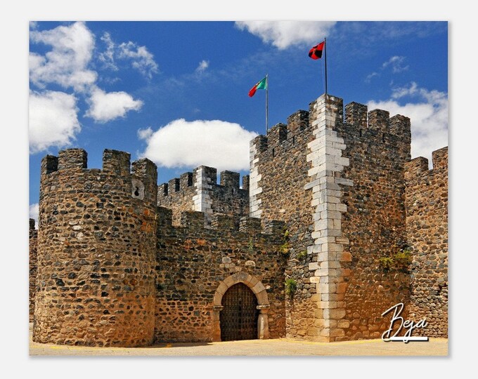 Beja Bortugal Travel Poster Wall Art | Beja Medieval Castle Home Decor | Beja Landscape Digital Print | Beja Horizontal | Beja Hanging Photo
