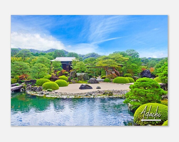 Adachi Japan Travel Poster Wall Art | Adachi Garden Home Decor | Adachi Landscape Digital Print | Adachi Horizontal | Adachi Hanging Photo