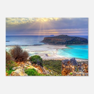 Crete Greece Poster Print Wall Art | Crete Home Decor | Crete Print Collectible | Crete Greece Horizontal | Crete Hangings Travel Photo Gift