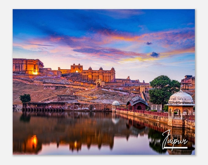Jaipur India Poster Print Wall Art | Jaipur Home Decor | Jaipur Print Collectible | Jaipur Horizontal | Jaipur Hangings Travel Photo Present