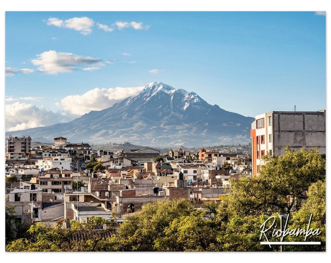 Riobamba Ecuador Poster Print Wall Art | Riobamba Home Decor Gift Hangings | Riobamba Digital Prints | Riobamba Horizontal Travel Photo